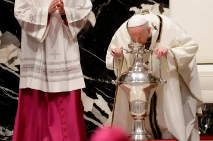 El Papa en la Misa Crismal: “La cruz no es masoquismo, sino amor hasta el final”