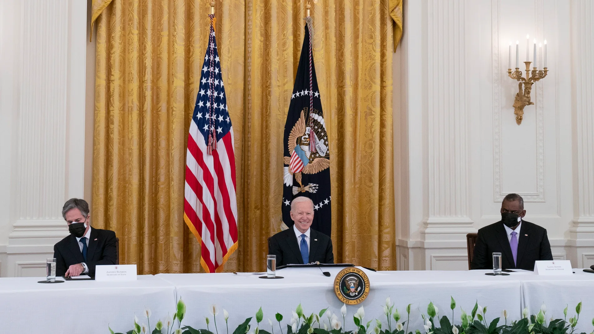 Joe Biden reúne a su gabinete