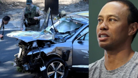 El "misterio" rodea el accidente de Tiger Woods