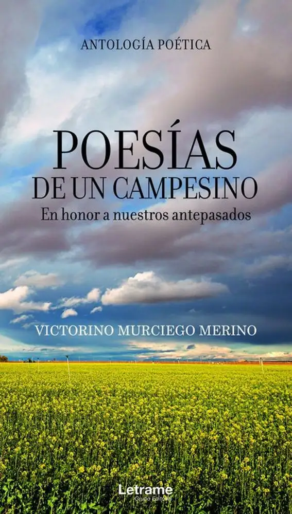 Portada de &quot;Poesías de un campesino&quot;, de Victorino Muricego