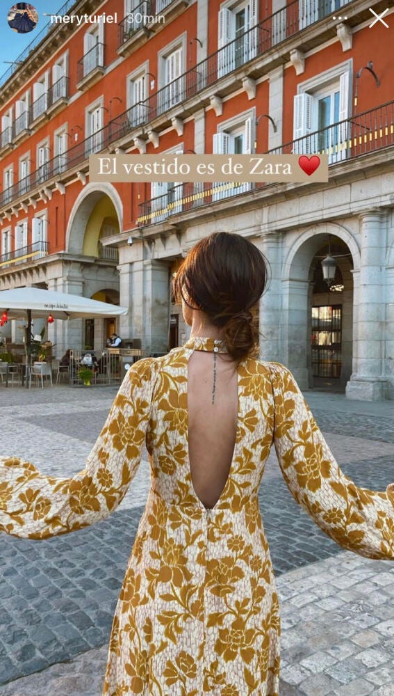 Vestido zara best sale mery turiel