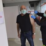 Vacunación con AstraZeneca en Pamplona