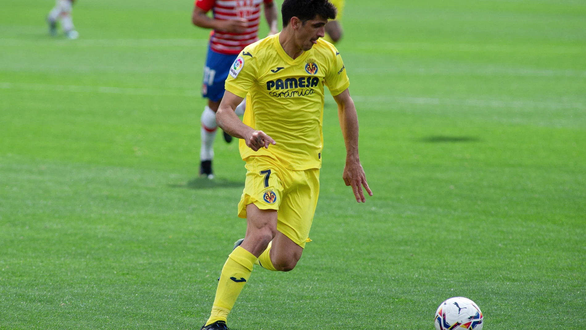 Gerard Moreno con el Villarreal.