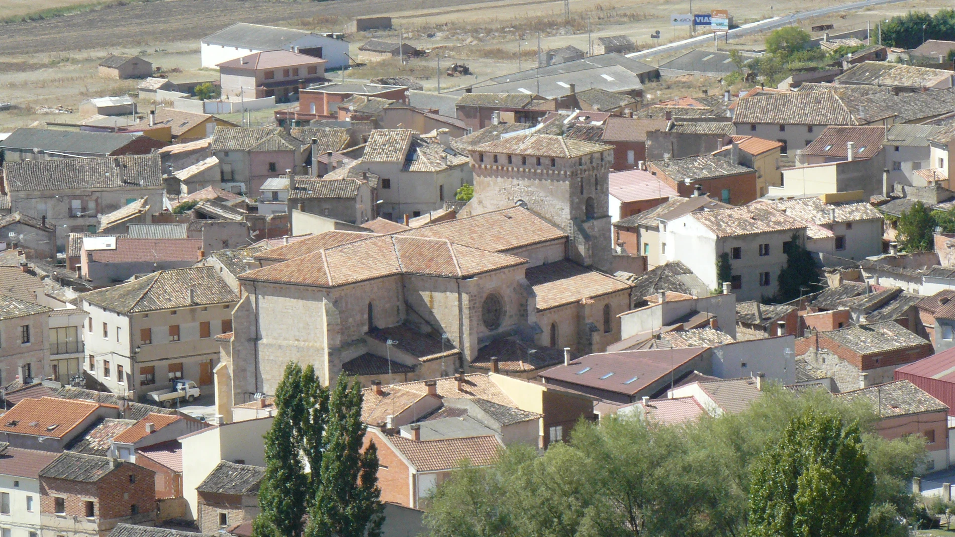 Panorámica de Tórtoles de Esgueva (Burgos)