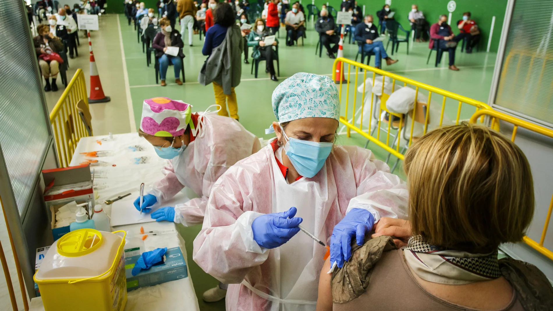 Vacunación masiva en Ciudad Rodrigo