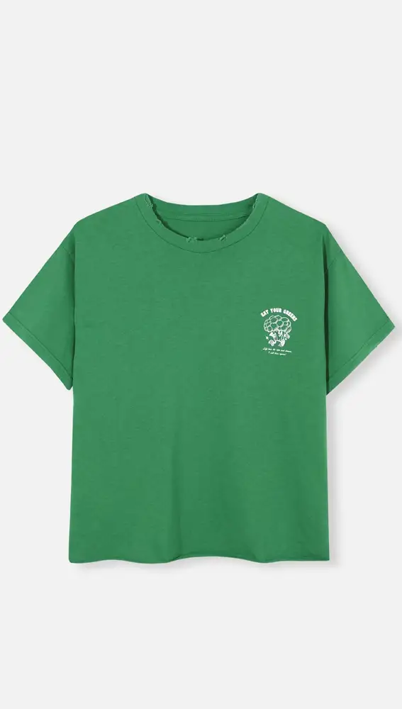 Camiseta verde de la firma My Peeptoes shop