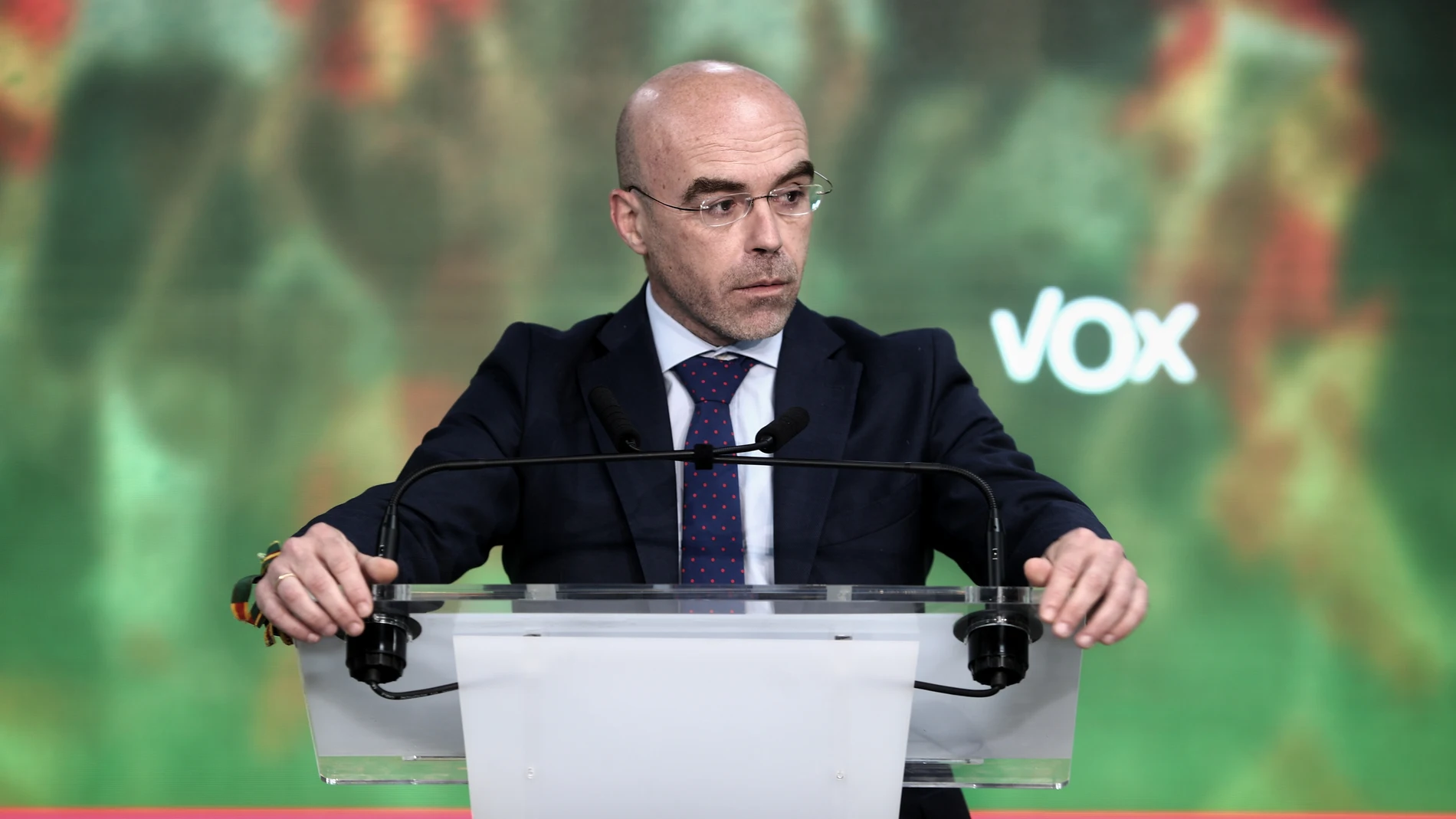 El vicepresidente primero de acción política y eurodiputado de Vox, Jorge Buxadé