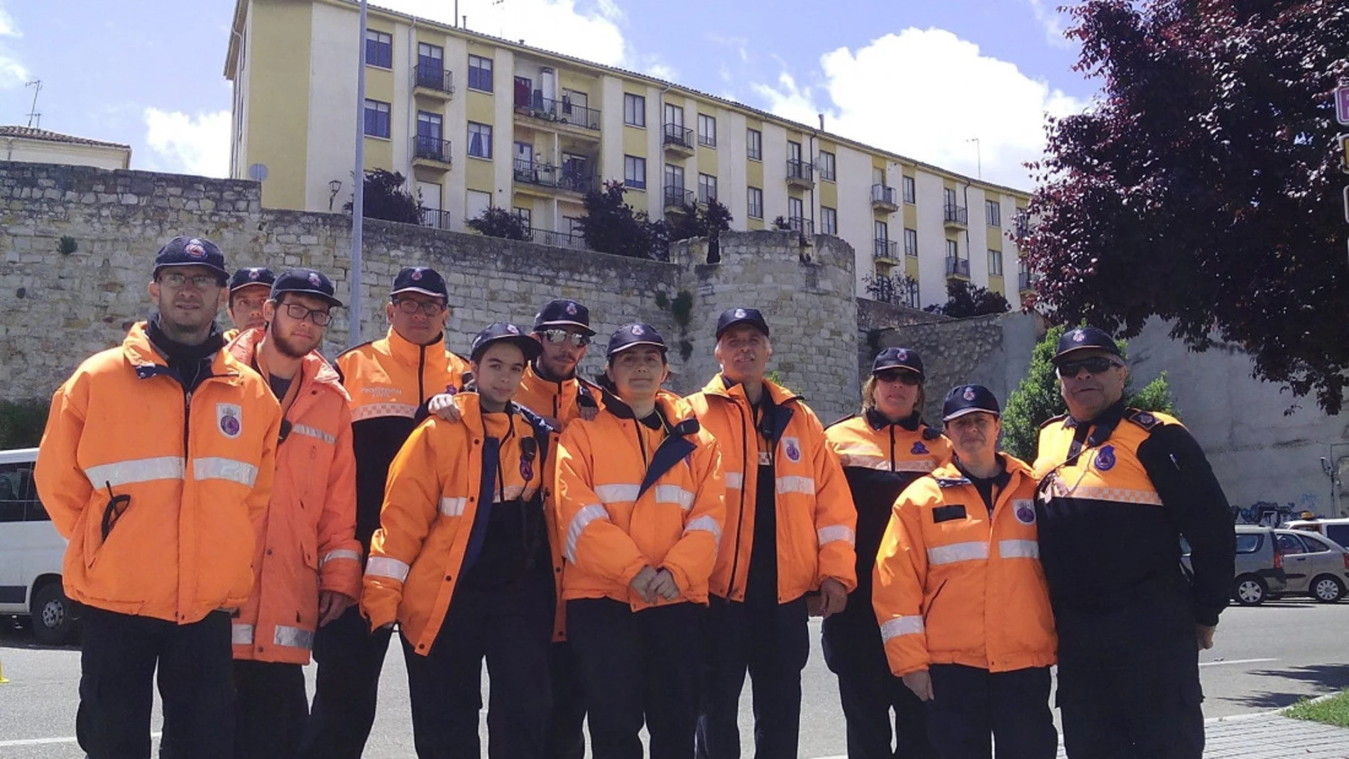Voluntarios de Protección Civil de Zamora
