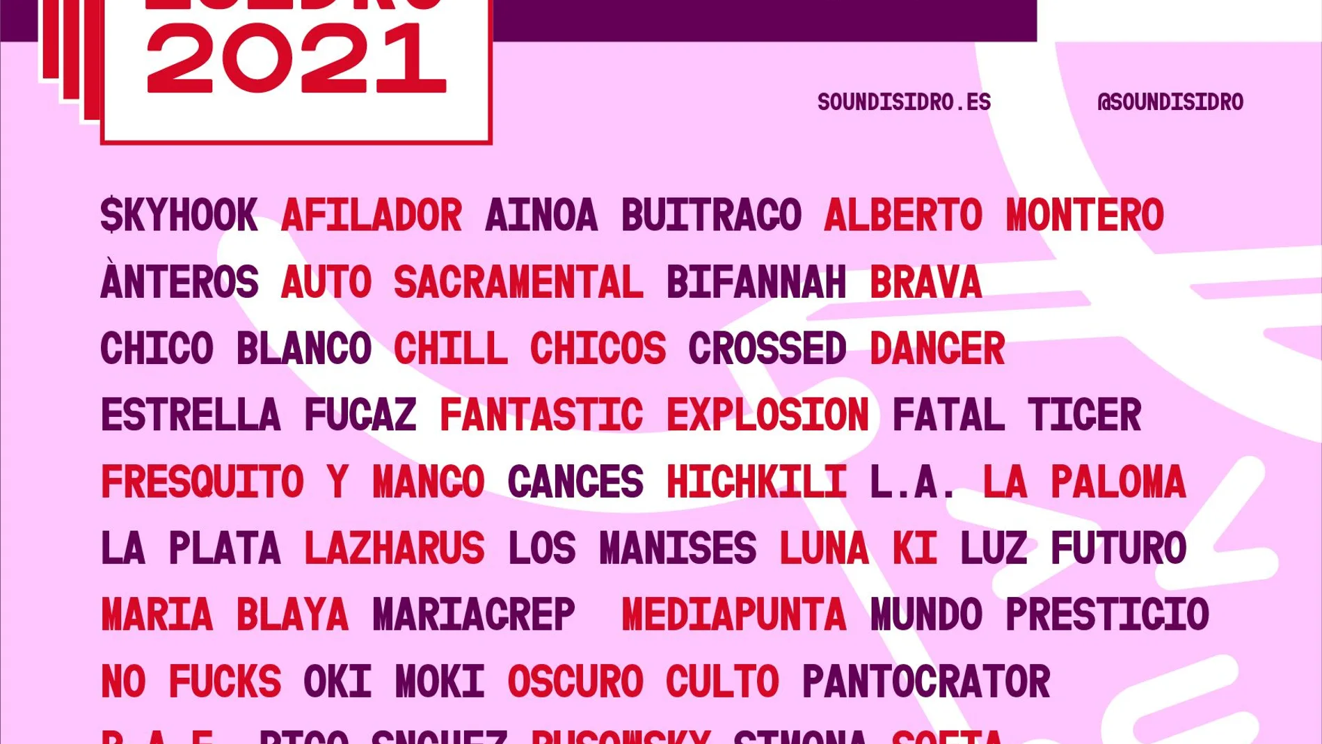 El cartel de Sound isidro 2021