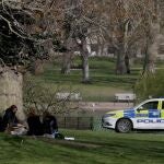 Un coche de policía en Londres en una foto de archivo