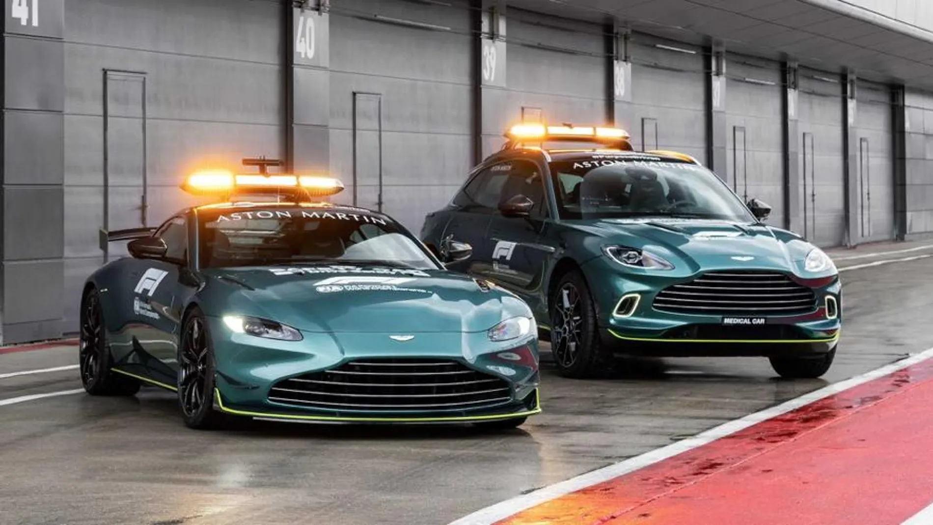 Safety y medical car Aston Martin