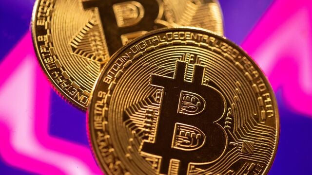 Representación de la criptodivisa bitcoin