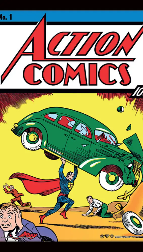 Portada del primer número de &quot;Action Comics&quot;, donde se presenta por primera vez al personaje de Superman | Fuente: DC Comics