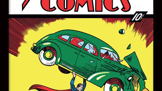 Portada del primer número de "Action Comics", donde se presenta por primera vez al personaje de Superman | Fuente: DC Comics