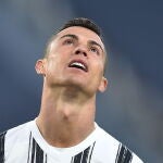 Cristiano Ronaldo en un partido con la Juventus.