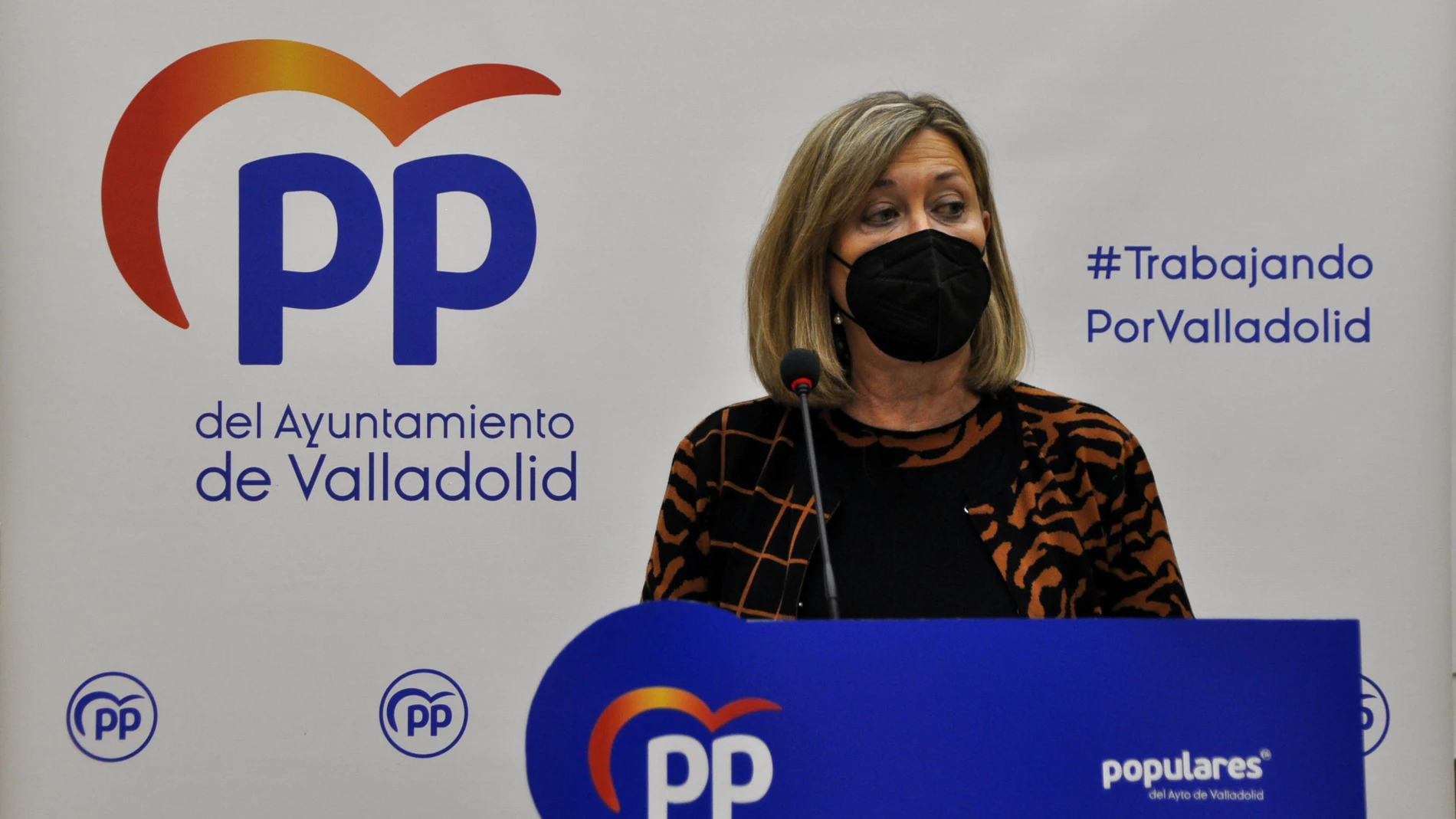 La presidenta del Grupo Popular en el Ayuntamiento de Valladolid, Pilar del Olmo