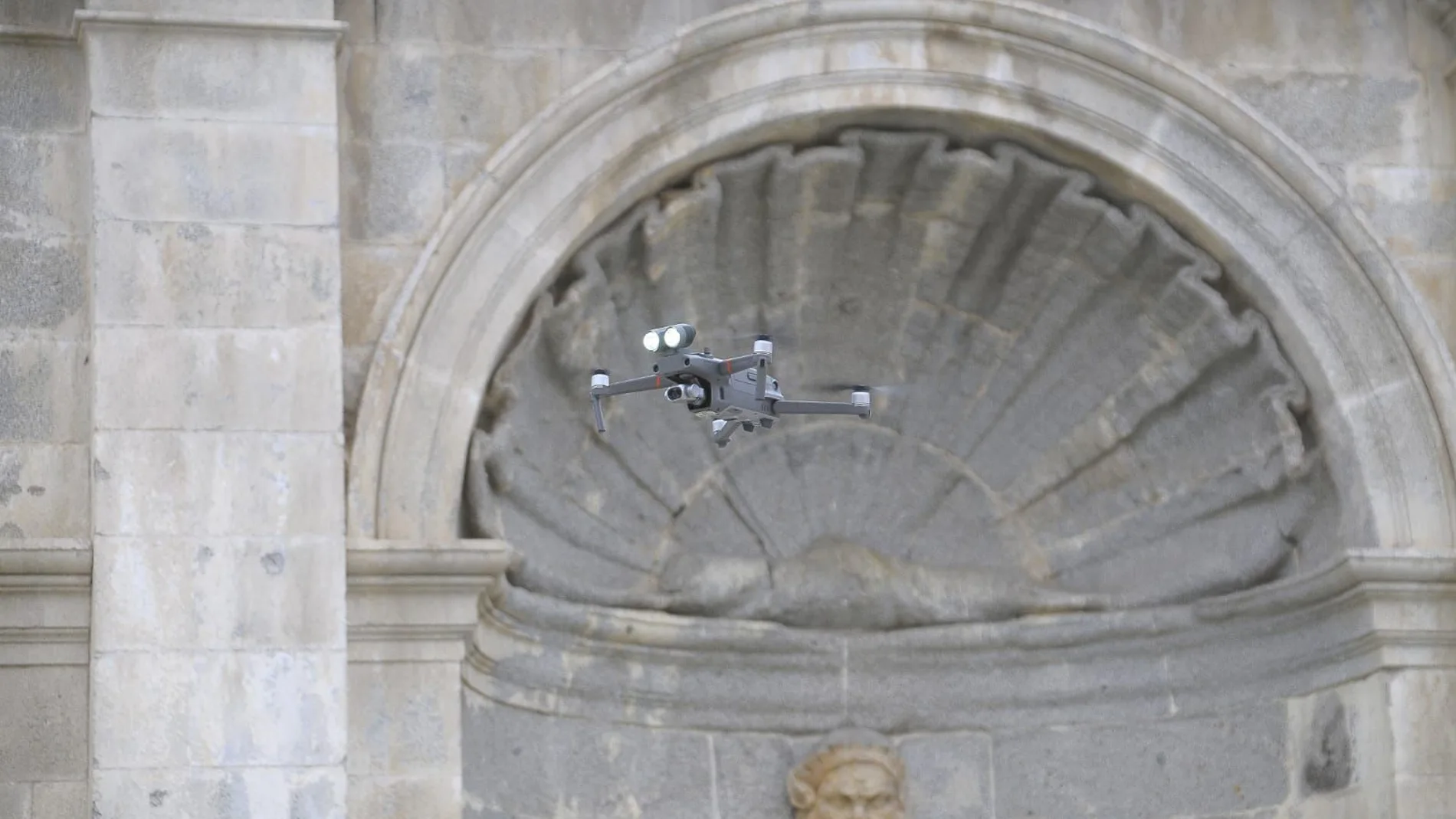 Uno de los drones adquiridos por el Ayuntamiento de Boadilla