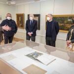 Inauguración de la exposición en el Teatro Principal de Burgos