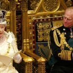 La reina Isabel II y el Duque de Edimburgo