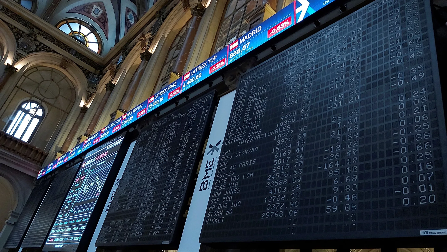 La Bolsa española perdió este viernes el 0,83 %