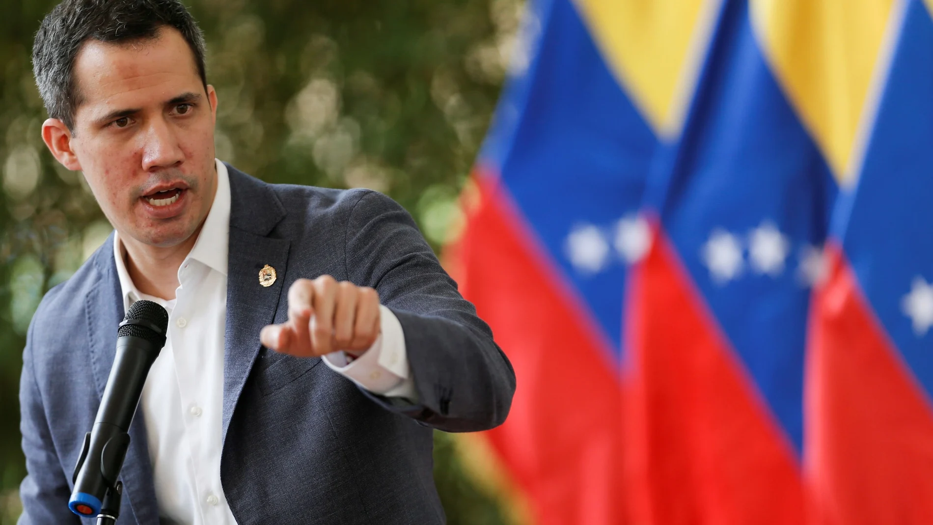 El presidente interino de Venezuela Juan Guaidó