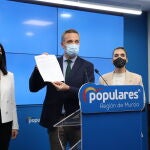 El portavoz del PP, Joaquín Segado