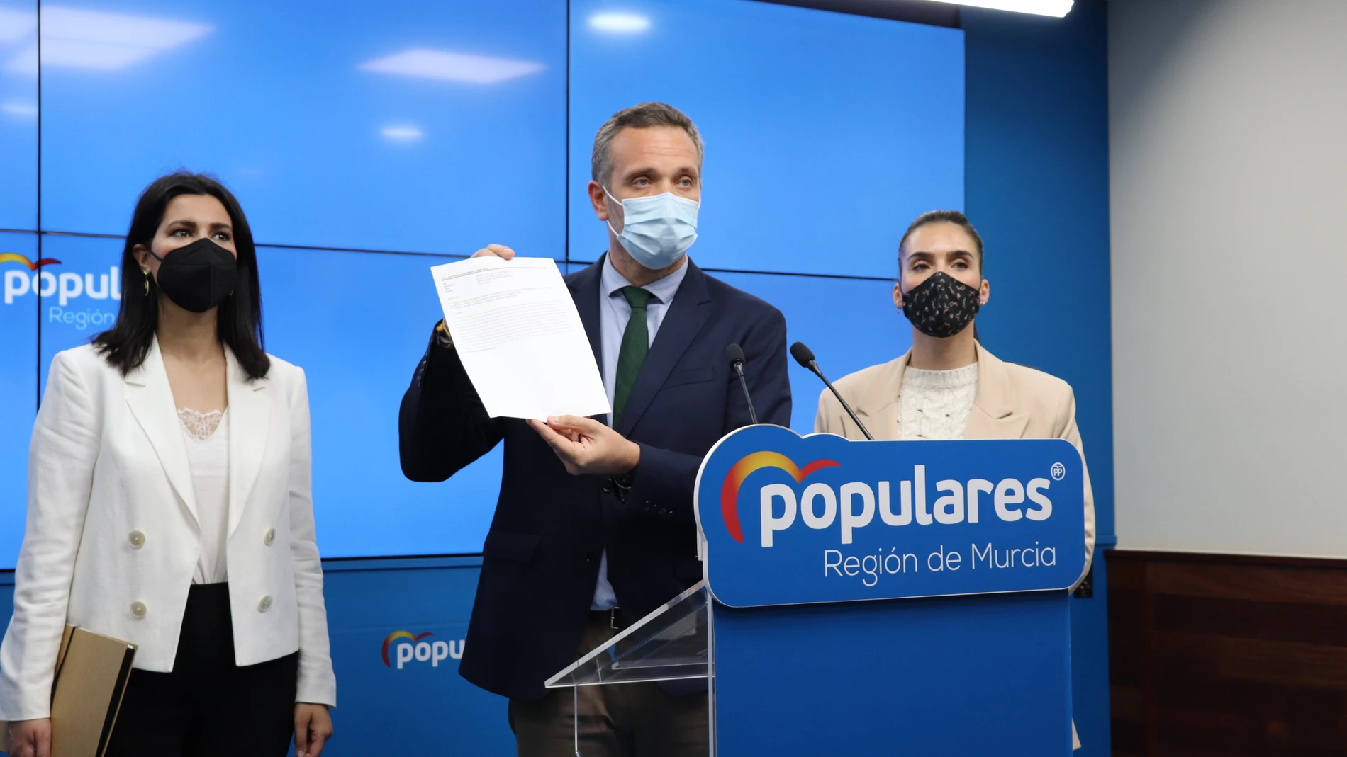 El portavoz del PP, Joaquín Segado