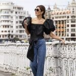 Pilar de Arce con pantalones vaqueros de Stradivarius/ Instagram @codigopilar