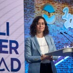 La presidenta de la Comunidad de Madrid y candidata a la reelección, Isabel Díaz Ayuso participa en el XV Congreso Nacional de Nuevas Generaciones del PP.