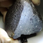 El meteorito marciano NWA 7034, conocido también como «Black Beauty».