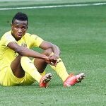Samu Chukwueze con el Villarreal.