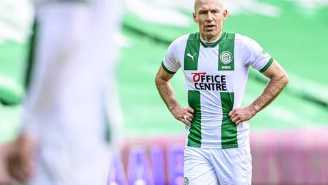 Arjen Robben con el Groningen.