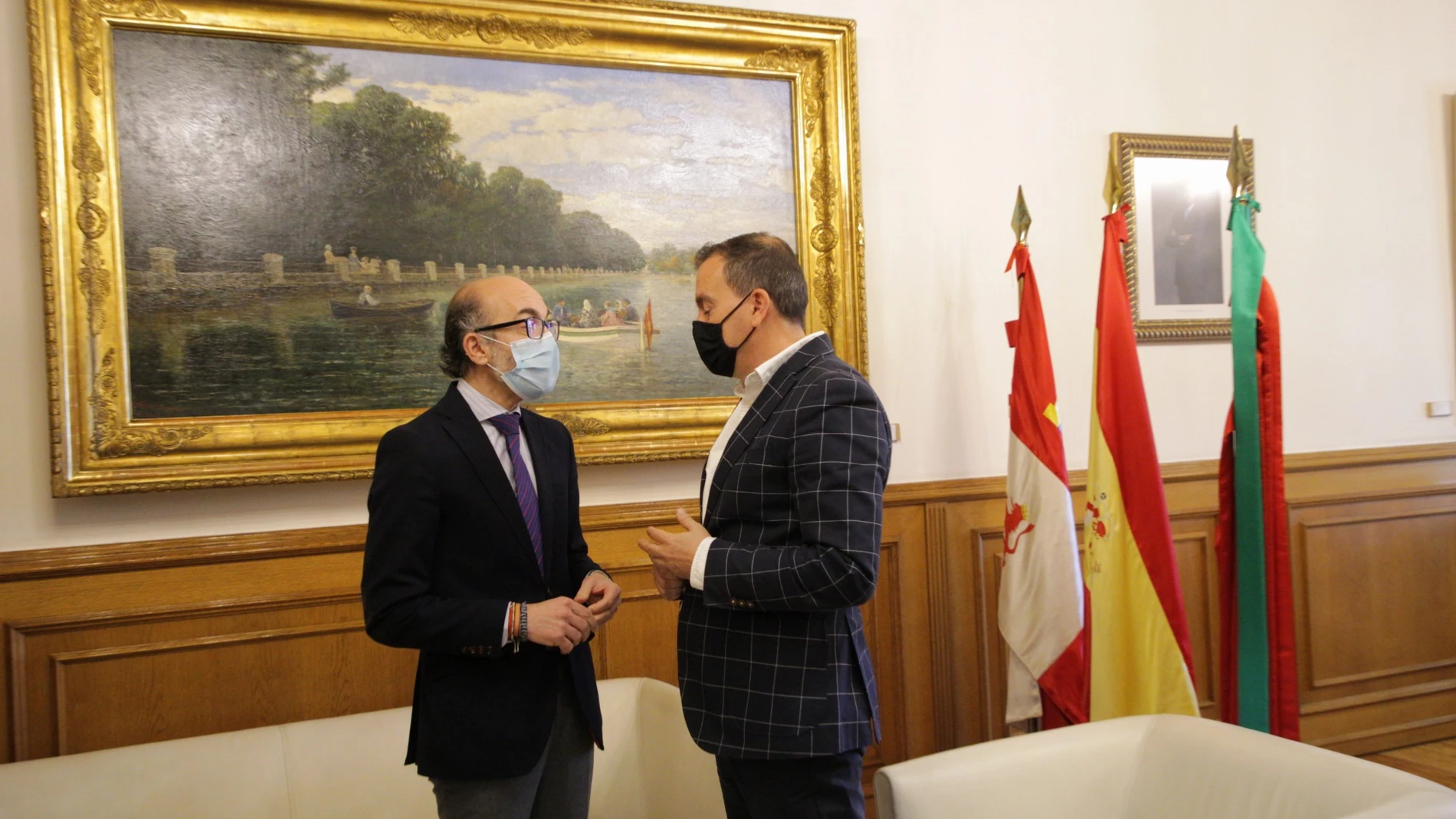 Javier Ortega junto al presidente de la Diputación de Zamora, Francisco José Requejo
