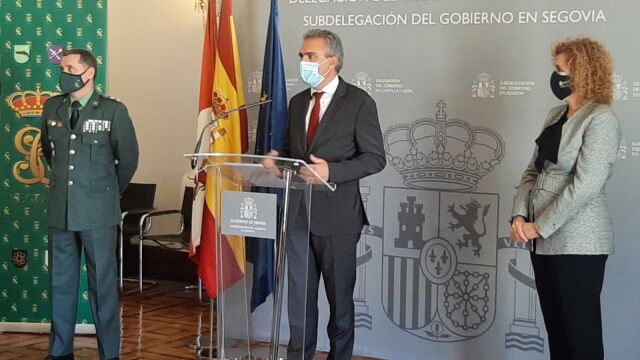 El delegado del Gobierno en Castilla y León, Javier Izquierdo, presenta en Segovia la operación