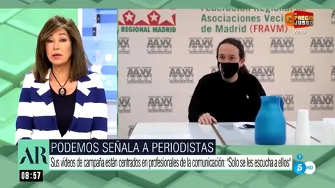 Ana Rosa Quintana contesta a Podemos, en 'El Programa de Ana Rosa' de hoy