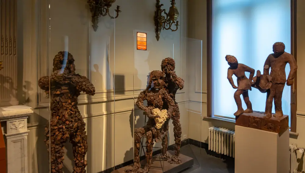 Estatuas de chocolate en Choco-Story (Brujas)