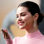 FILE PHOTO: Cast member Selena Gomez poses at the premiere for the film &quot;Dolittle&quot; in Los Angeles, California, U.S., January 11, 2020. REUTERS/Mario Anzuoni/File Photo