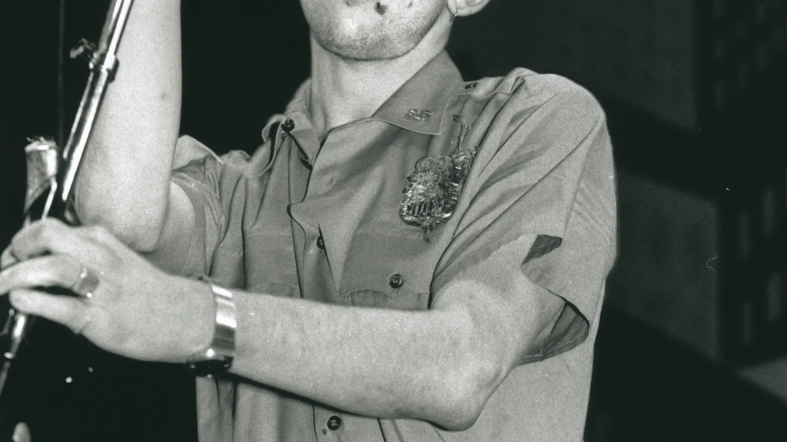 Influenciado en su juventud por los Sex Pistols, a finales de los 70 forma un grupo llamado The Nipple Erectors. Siendo King Of The Bop su tema más conocido.