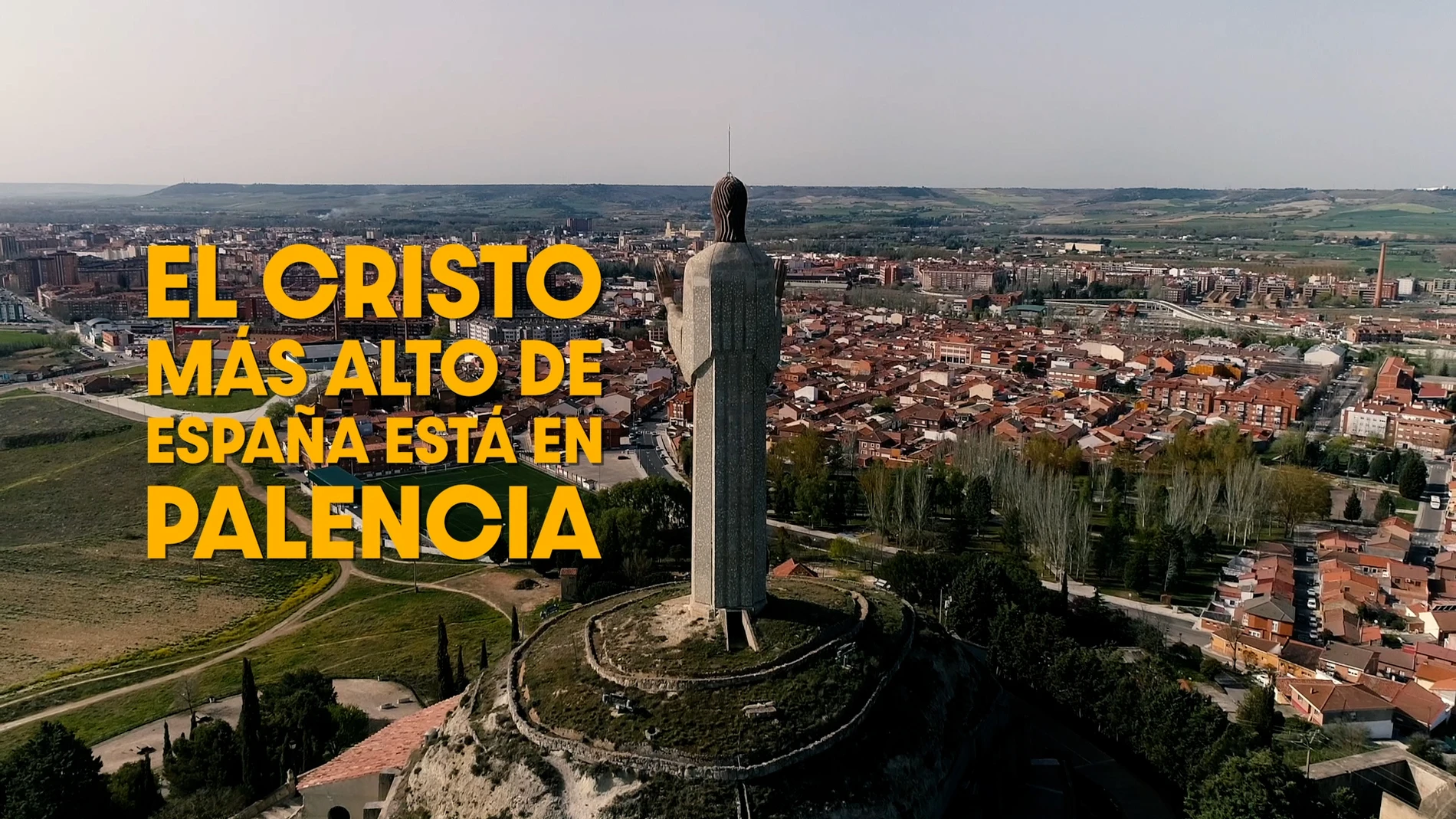 Campaña del Ayuntamiento de Palencia con el Cristo del Otero como protagonista
