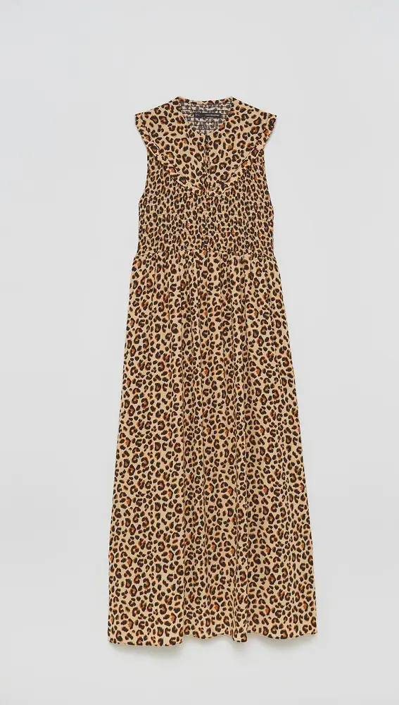 Vestido estampado leopardo de Sfera