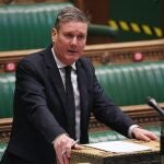 El líder del Partido Laborista, Keir Starmer, durante un debate en la Cámara de los Comunes la semana pasada