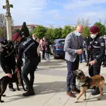 Sección canina de la Policía de León