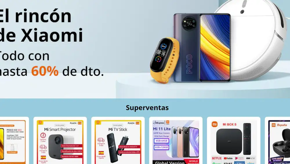 Teléfonos y artículos Xiaomi en oferta