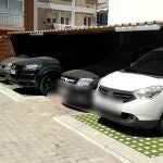Algunos de los vehículos intervenidos por la Guardia Civil en la Operación 'Malugo'