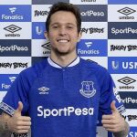 Bernard con el Everton.