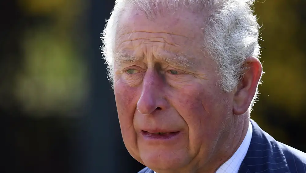 El príncipe Carlos de Inglaterra, en su visita a los jardines de Marlborough House