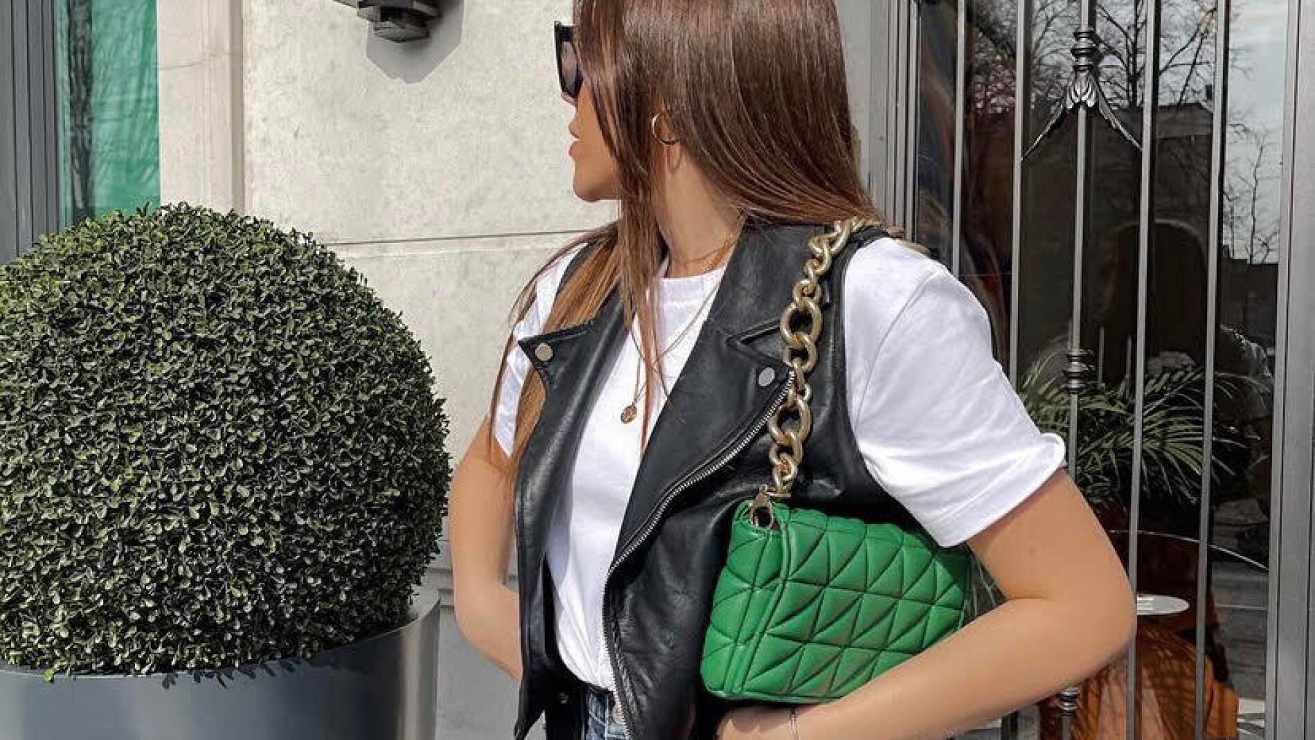 Bolsos 2025 verdes zara