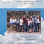 Cartel del curso online para familias organizado por la Diputación de Málaga