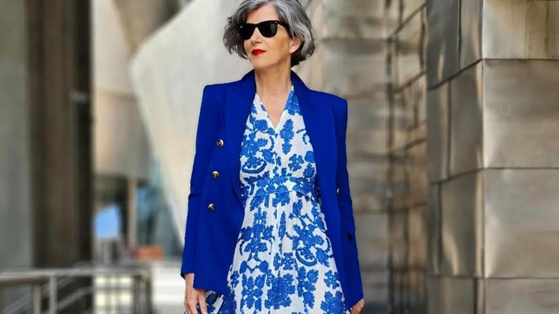 Carmen Gimeno con vestido de H&M.