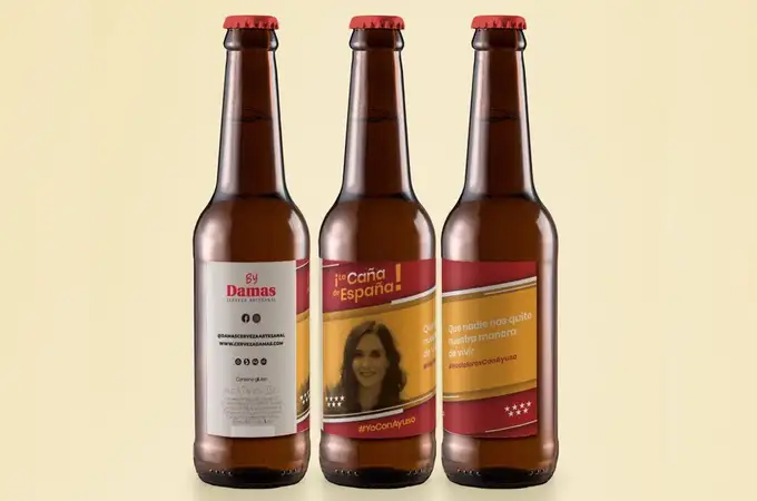 Así es “La Caña de España”, la cerveza dedicada a Isabel Díaz Ayuso